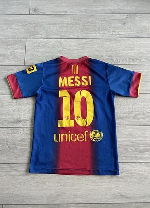 Детская футбольная футболка джерси Месси барселона nike messi barcelona 10 лет