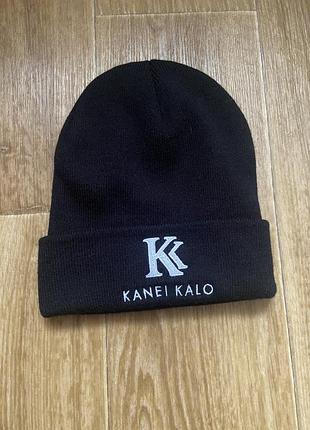 Шапка чёрная kanei kalo