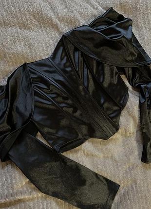 Корсет з довгим рукавом