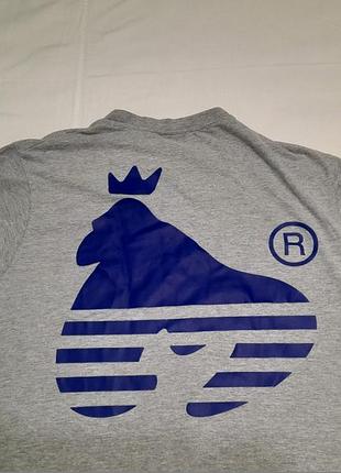 Футболка стильная унисекс - горилла в короне - money - m