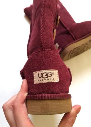 Ugg australia угги, высокие ботинки, сапоги, на меху замшевые4 фото
