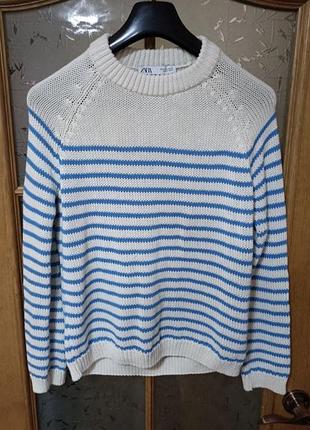 Кофта в смужку zara,p. s 2