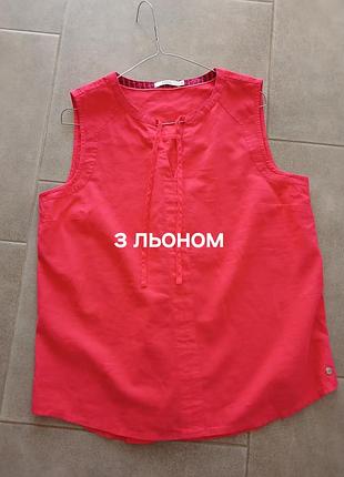 Качественная майка с льном