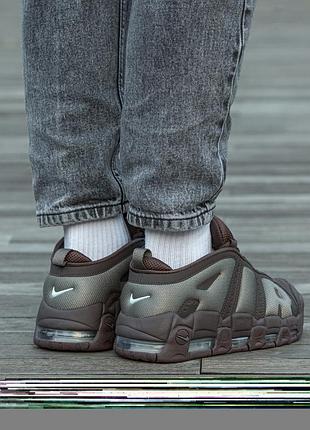 Nike air more uptempo low brown chkolate 6