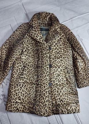 Леопардовое пальто винтаж jean louis scherrer