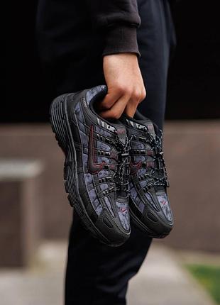 Кросівки nike p-6000 black grey