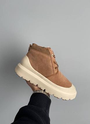 Натуральні чоловічі уггі ugg neumel hybrid chestnut beige