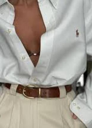 Шикарная коттоновая плотная рубашка 🐎