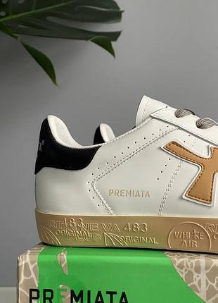 Premiata steven white black beige 7