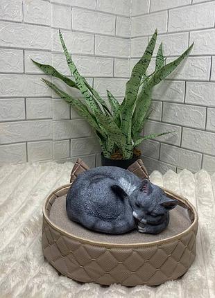 Мягкий лежак для кота / кошки – удобная кроватка для дома