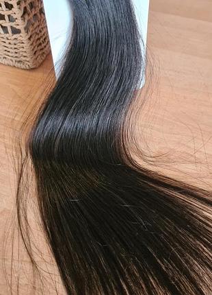 Натуральный волос для наращивания на липких лентах