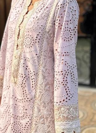 Платье в восточном стиле,прошва., амбре.