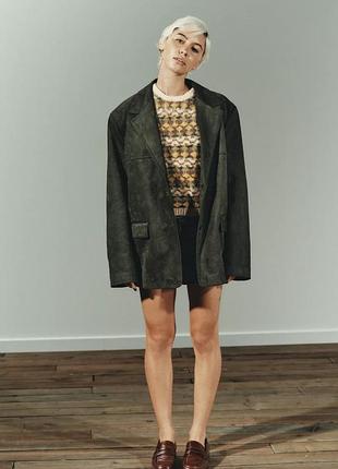 Блейзер под замшу