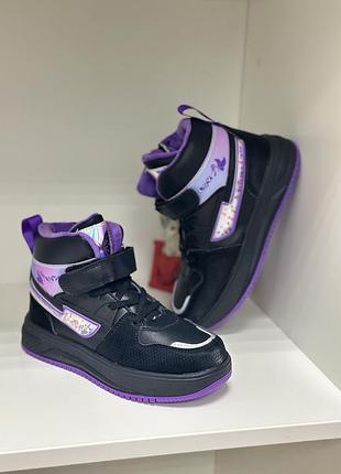 Черевики для дівчинки хайтопи на дівчат ботінки дитяче взуття