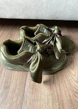 Кроссовки puma fenty x rihanna, цвет хаки, размер 36