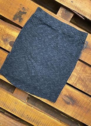 Жіноча коротка спідниця h&amp;m (ейч енд ем хс-срр ідеал оригінал чорно-сіра)