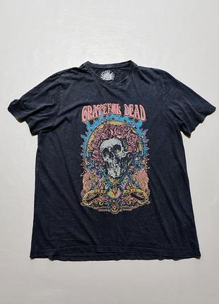 Футболка з принтом мерч гурту grateful dead