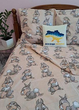 🌸 комплект постельного белья кролик