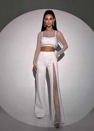 Костюм зі стразами