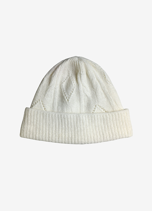 Шапка женская из шерсти ангоры zara x cos angora wool beanie/ангора/ангорка/шерстяная/белая/кремовая/теплая/made in germany