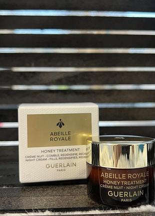 Нічний крем guerlain abeille royale night cream firms smoothes redefines 7ml