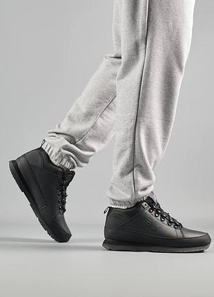 Зимние кожаные кроссовки new balance 754