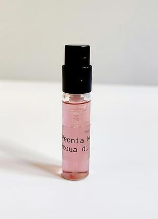 Парфуми peonia nobile від acqua di parma / півонія герань пачулі чорний перець 🍁 пробник 2мл
