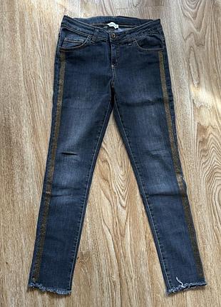 Джинси з лампасами, джинси дитячі, скіні, чорні джинси