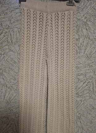 Вязаные брюки