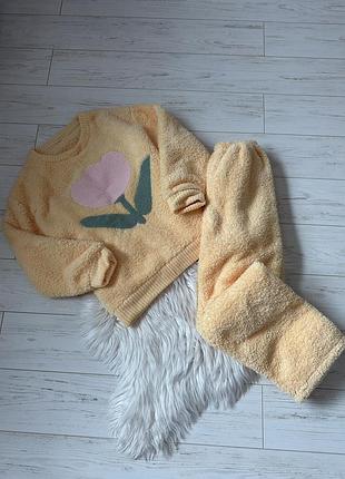 Тепла плюшева піжама