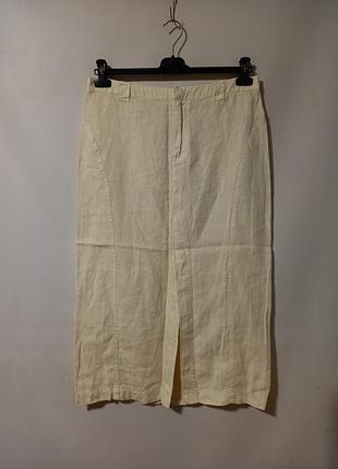Юбка лен размер евро 42