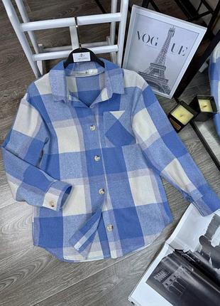 Стильная рубашка в клетку