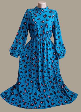 Шикарное длинное платье 💯% вискоза.