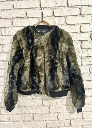 Штучна шуба zara