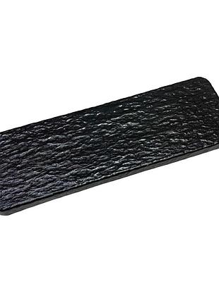 Блюдо-брускетниця керамічна 29,9х9,8х1,6 см "чорний обелісок" olens 102-673