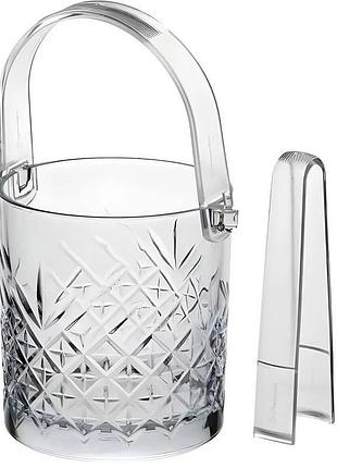 Ведро стеклянное для льда 1 л pasabahce timeless ice bucket 530068
