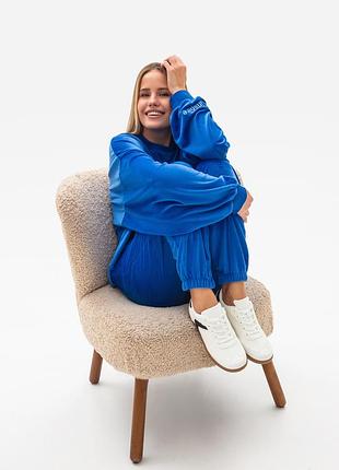 Яркий бархатный велюровый спорт костюм худи и брюки штаны