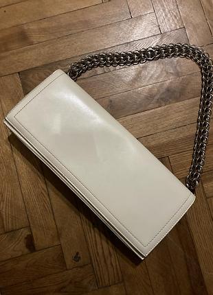 Белая сумка/клатч