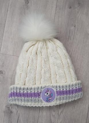 Зимова шапочка на дівчинку lc waikiki