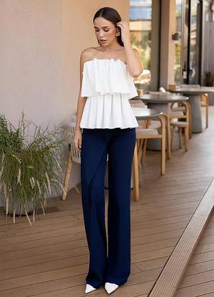 5 цветов! женские авангардные брюки на высокой посадке, классические, базовые, асимметричные, прямые, трубы, широкие, костюмные, высокая посадка