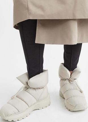 Стеганые дутики спортивные ботинки h&amp;m