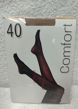 Безразмерные колготы сomfort 40den 2-р. natural 3-р. natural