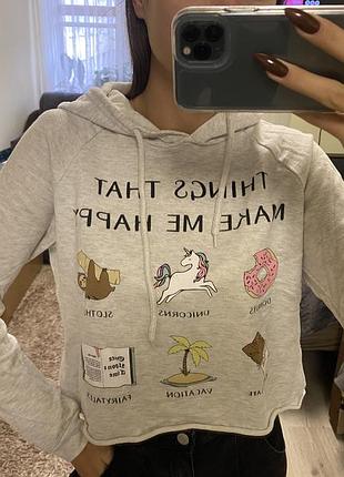 Кофта світшот з капюшоном