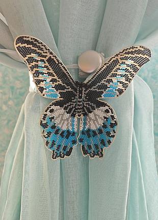 Держатель для штор из бисера в форме бабочки 🦋