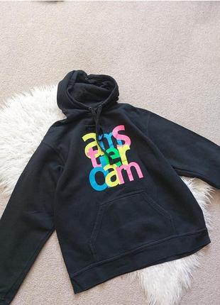 Женский худи на флисе оверсайз