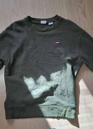Світшот levi's xs кольору хакі 2