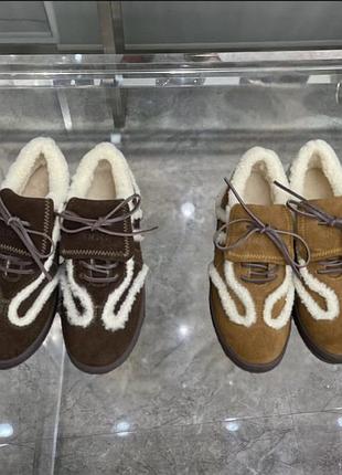 Кросівки кеди на хутрі ugg преміум якість