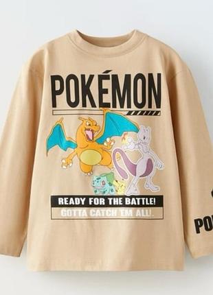 Лонгслів zara pokémon