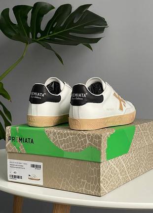 Premiata steven white black beige 9