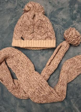 Комплект шапка и шарф